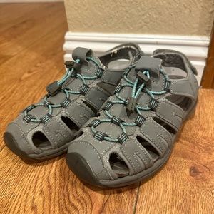 Khombu Water Sandals in size 6